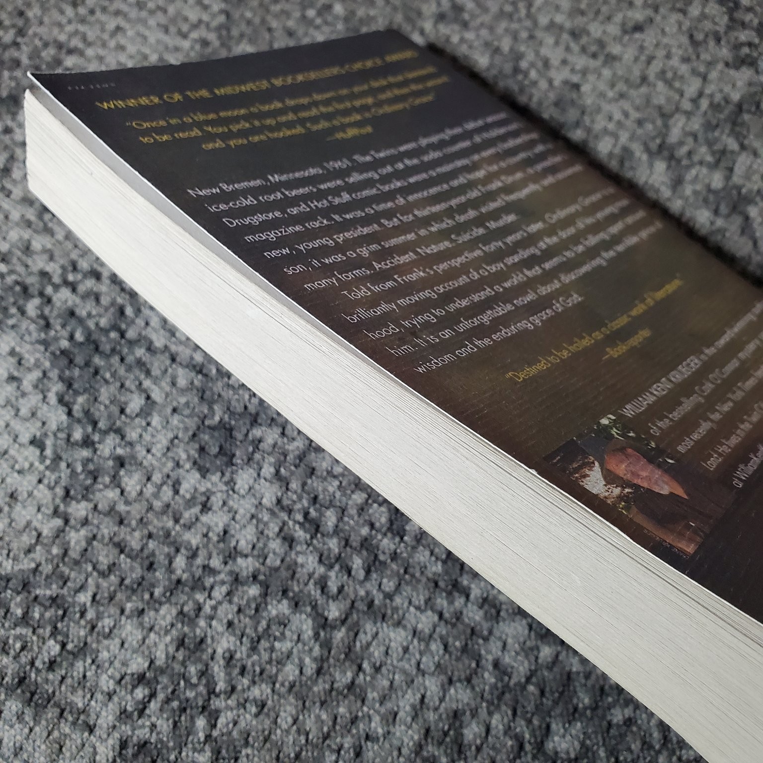 Ordinary Grace William Kent Krueger 2014 First Atria Paperback Edgar Award