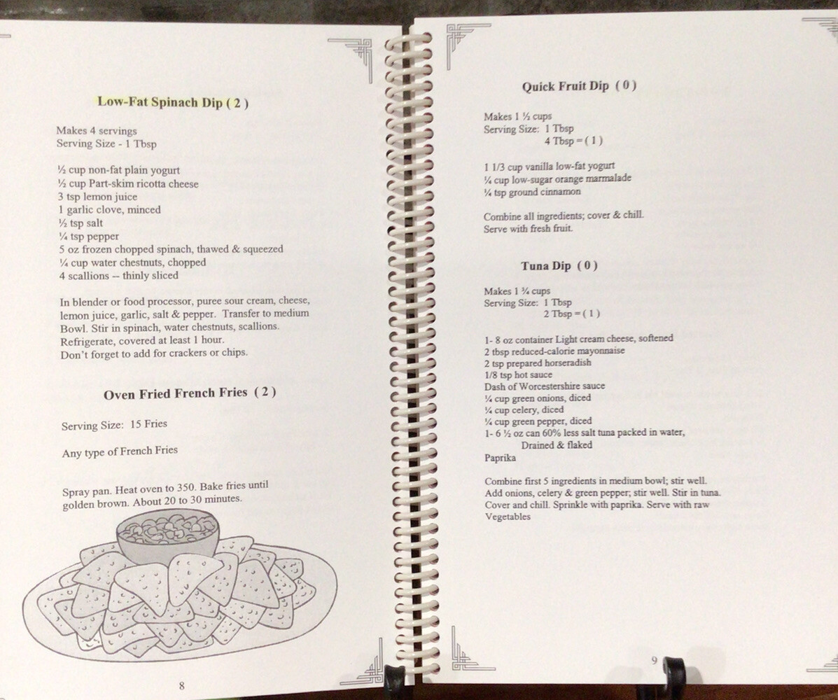 BABA & FRIENDS TO DIET FOR 2003 COOKBOOK RECIPES FOR WEIGHT WATCHERS 114 Pages