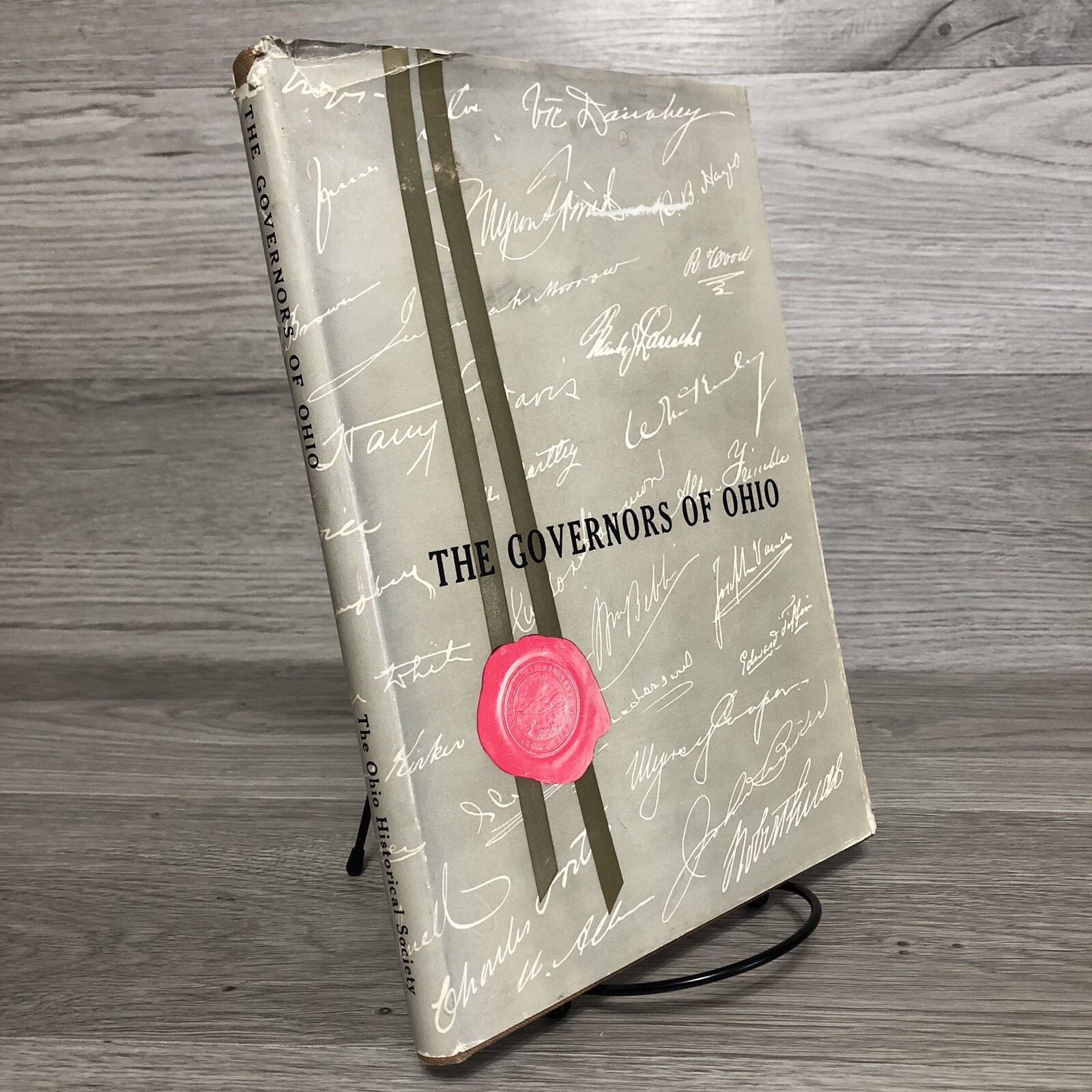 The Governors Of Ohio With Their Portraits Historical Society 1954 HCDJ Book