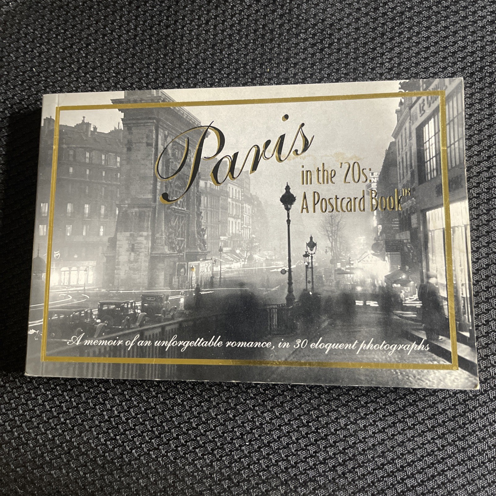Paris in the 20s Postcard Book Unforgettable Romance 30 Eloquent photos 1st Prnt