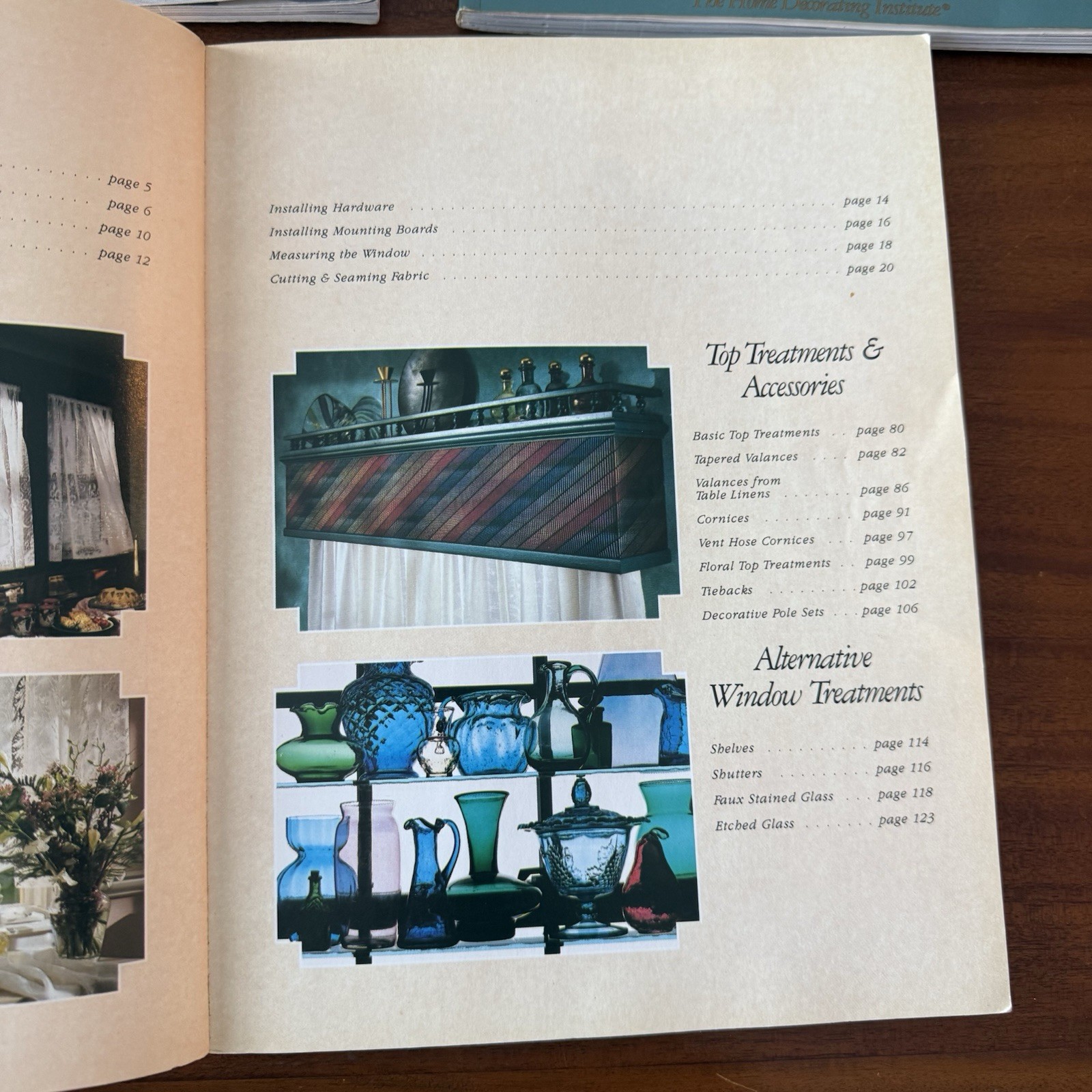 Vintage 90s Window Treatment Home Decor Books Lot of 3 DIY Valance Drapery