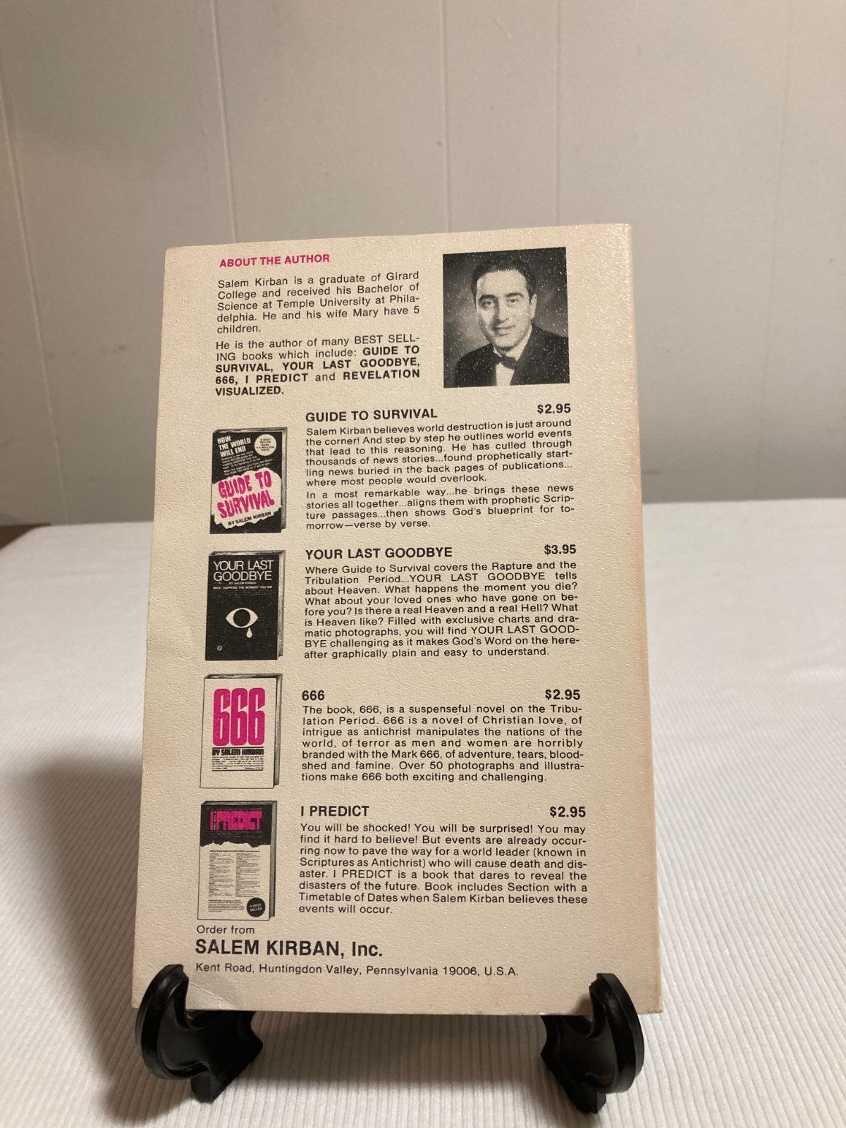 666 by Salem Kirban (PB, 1976, VG)