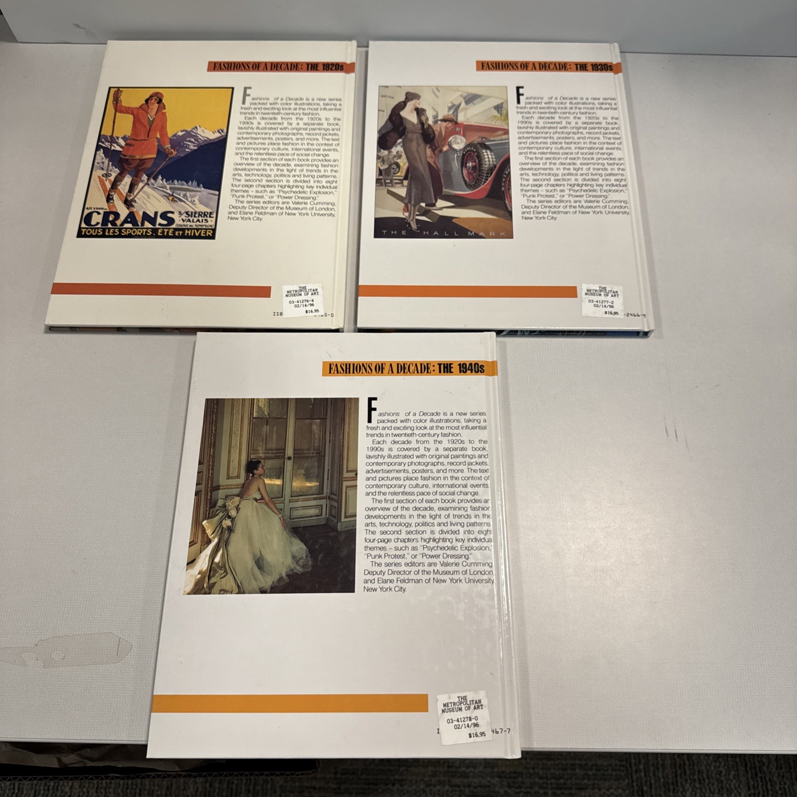 Fashions of a Decade 1920’s – 40’s; Lot Set of 3 books