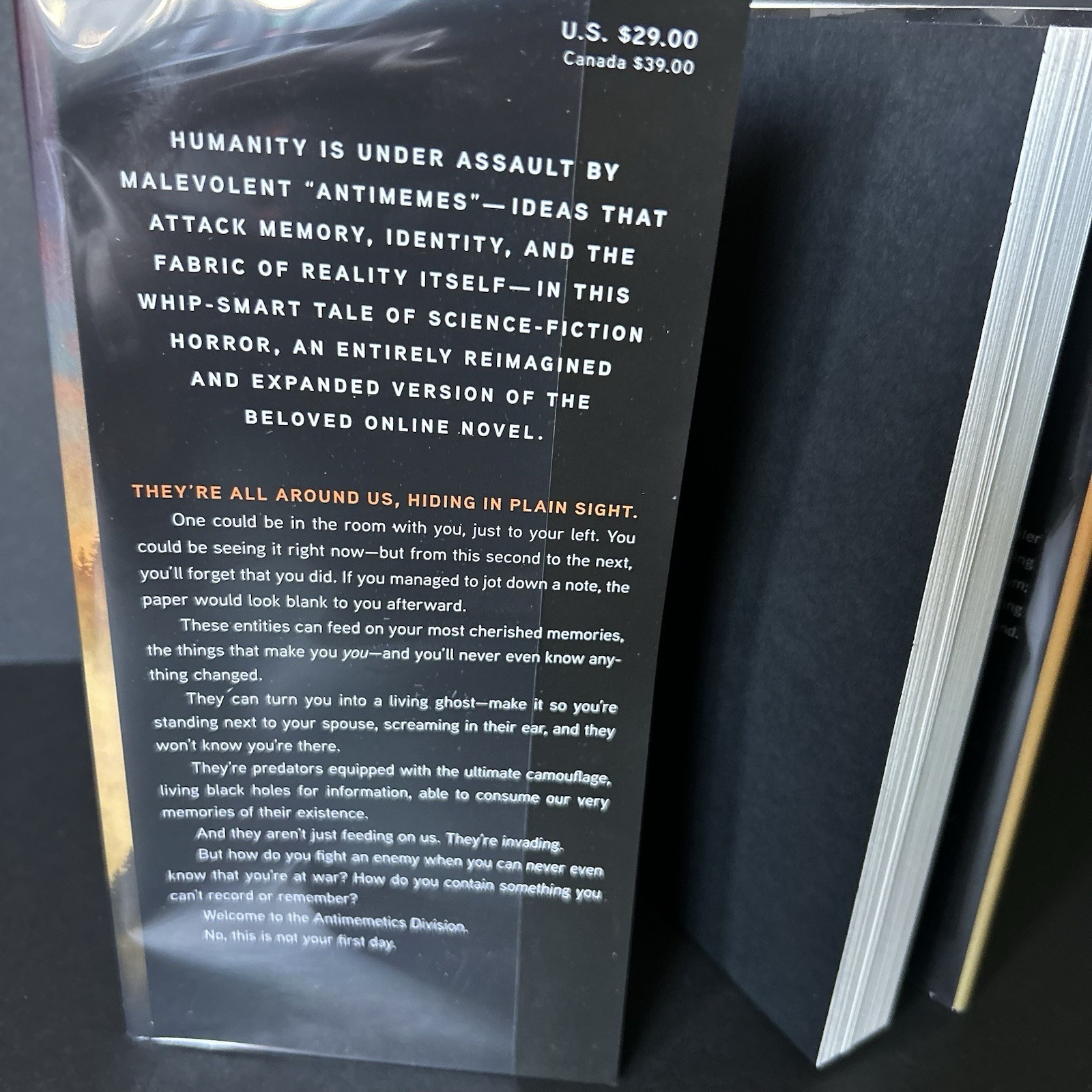 There Is No Antimemetics Division by QNTM 2025 Ballantine 1st Printing Hardcover