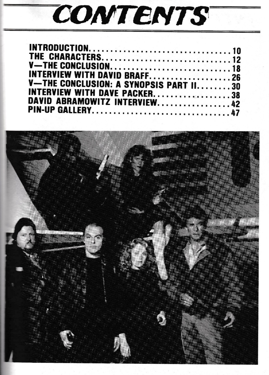 THE V FILES BOOK FIVE: CONCLUSION by Edward Gross (1986) 72 pages.