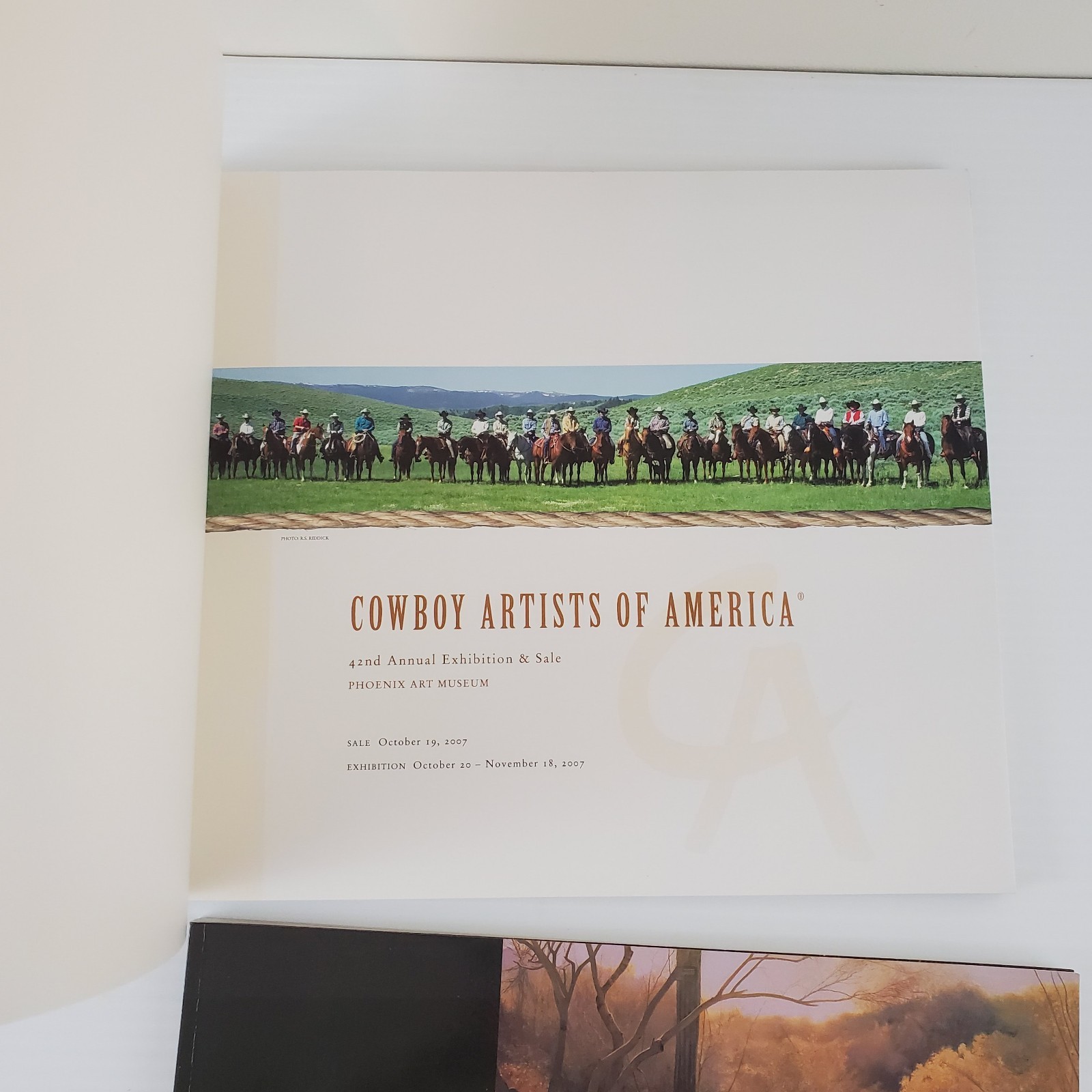 Cowboy Artists of America 34th and 42 Annual Exhibition 1999 & 2007 Western Art