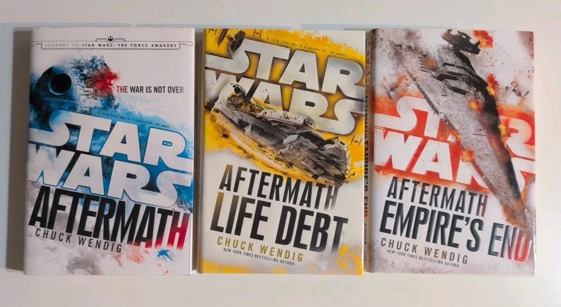 Star Wars Aftermath Complete Trilogy 3 Books Hardcover Chuck Wendig Del Rey
