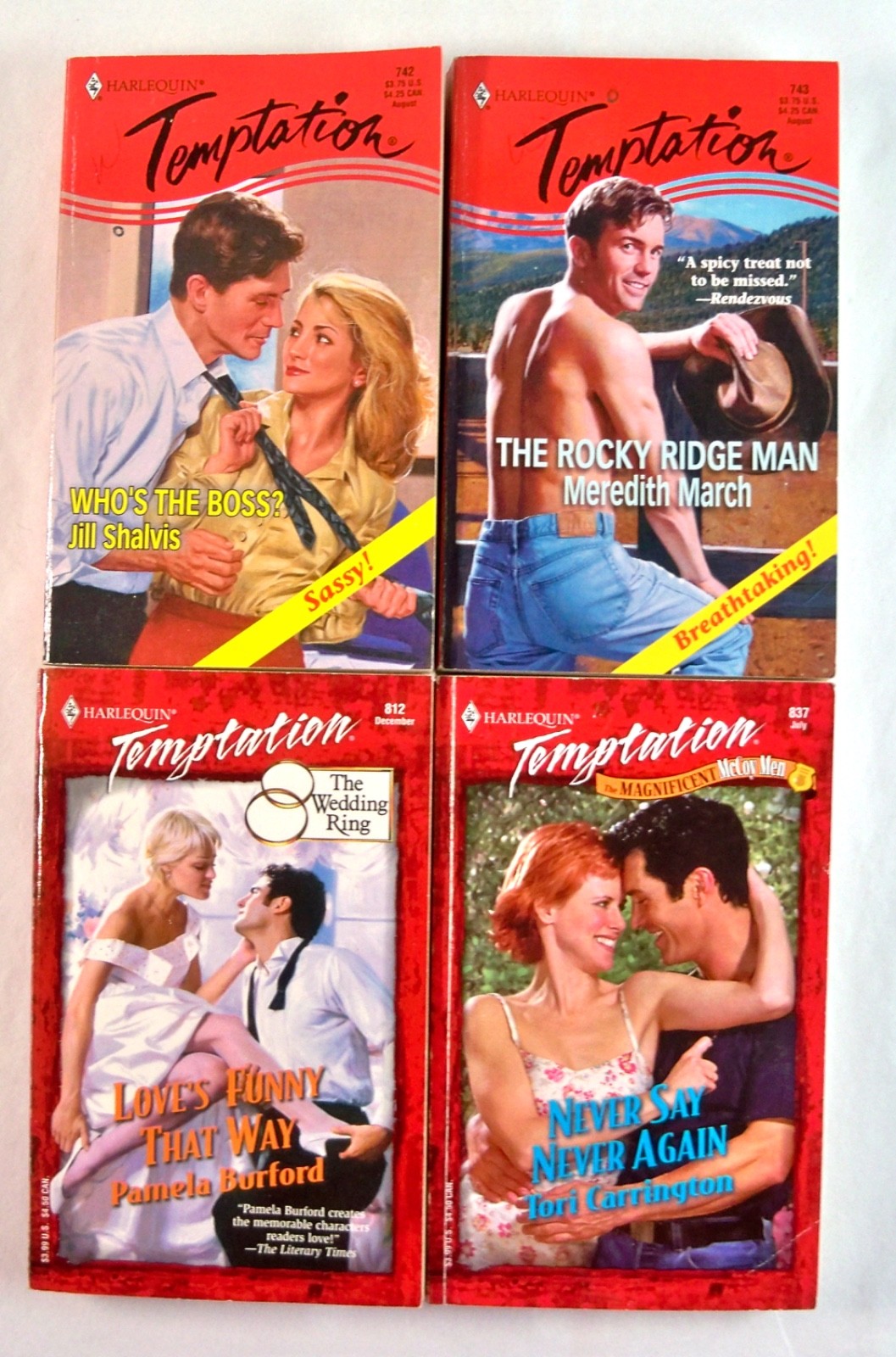 Lot of 48 Vintage Harlequin/Silhouette ‚Desire‘ & ‚Temptation‘ Series Paperbacks