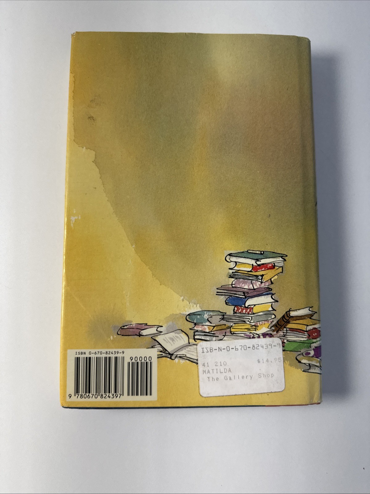 Matilda by Ronald Dahl — Hardcover, DJ — 1st Edition, 3rd Print — 1988 Viking