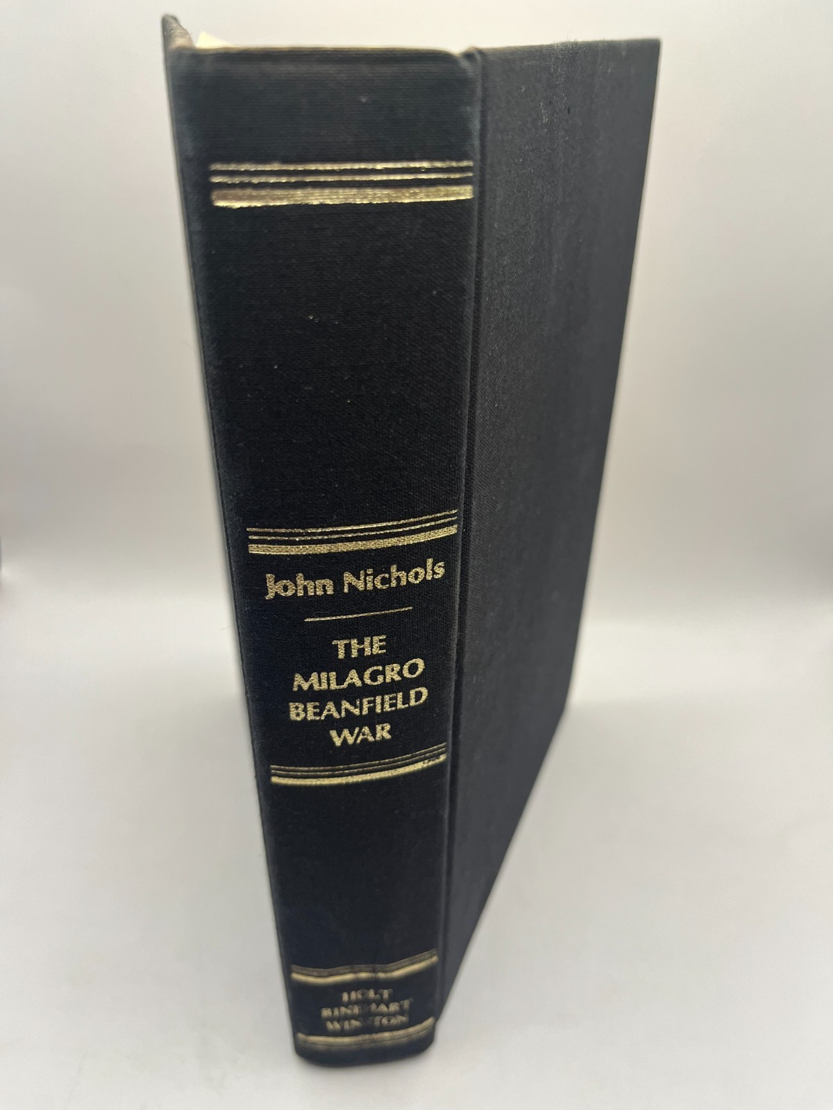 John Nichols / The Milagro Beanfield War 1st Edition 1974 hardcover ex-lib