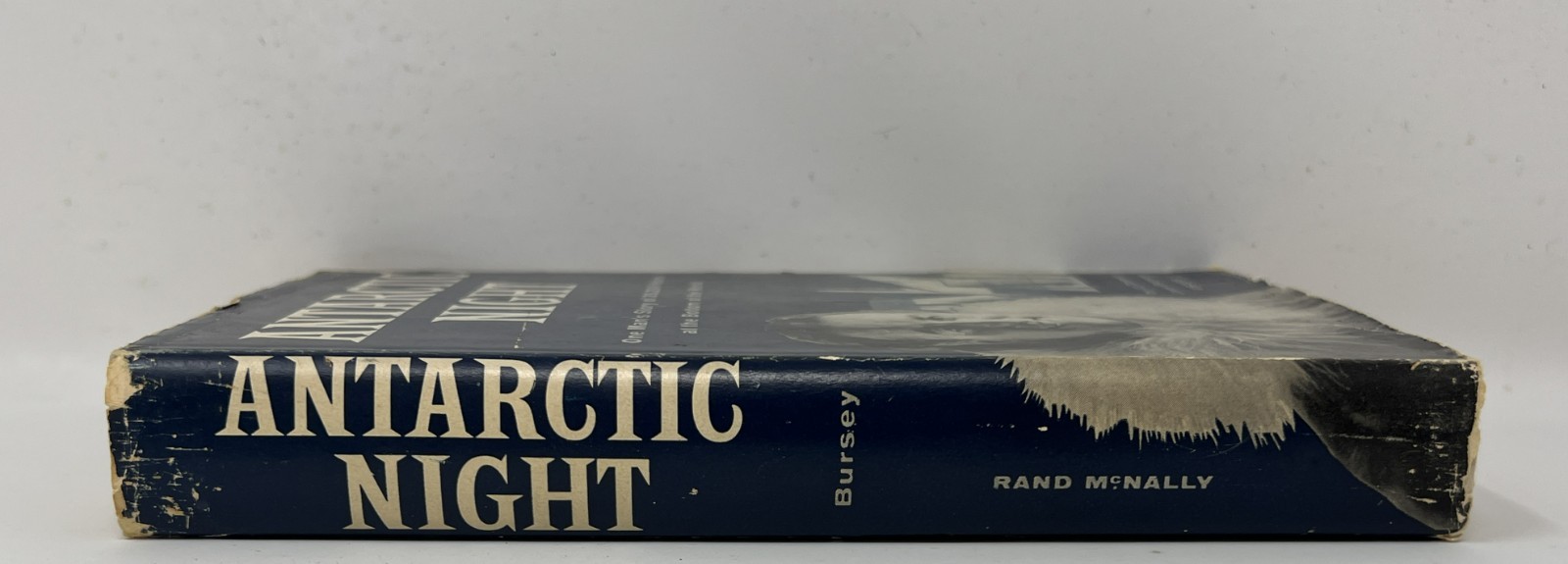 VTG HISTORY: SIGNED Antarctic Night by Jack Bursey – 1957 HC/DJ Pub Rand McNally
