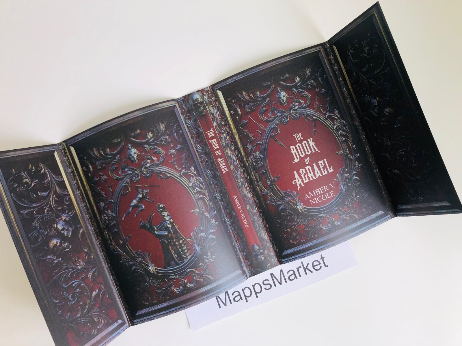 SIGNED IN PERSON The Book of Azrael by Amber V. Nicole BOOKISH Gods & Monsters 1