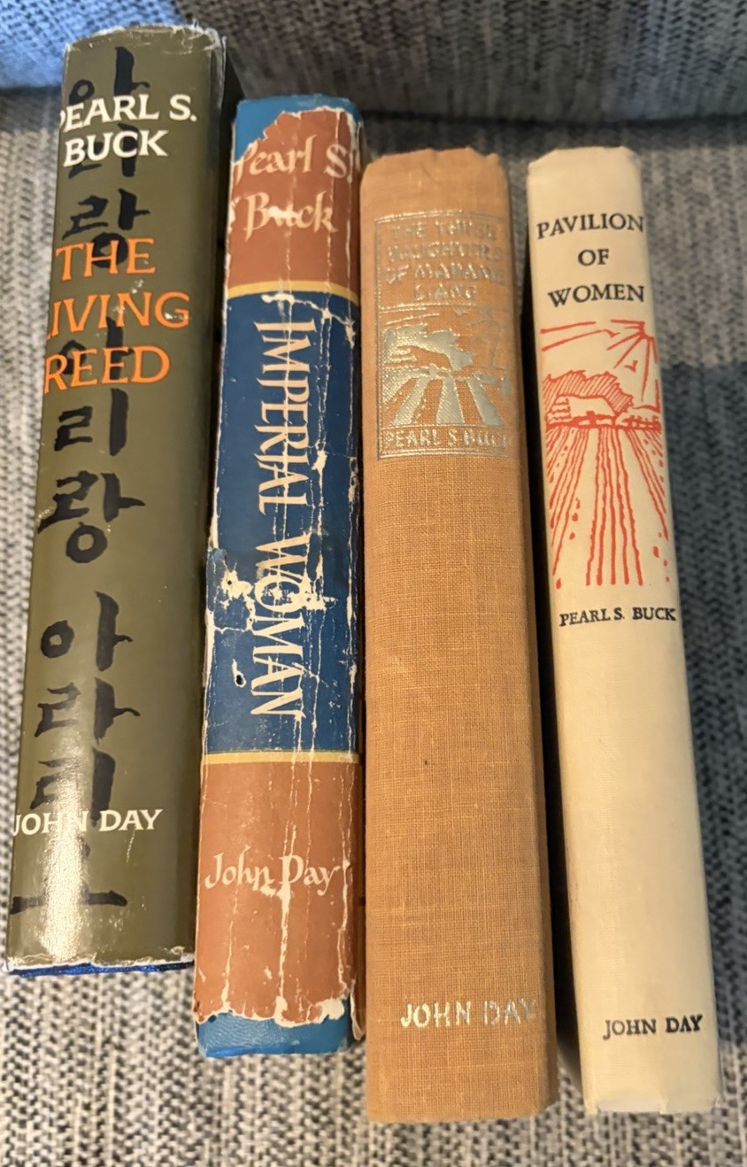 Four 1st Edition, HC Pearl S Buck Novels, VG condition