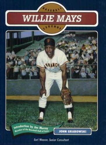Willie Mays (Baseball Legends Series) – Hardcover By John Grabowski – VERY GOOD