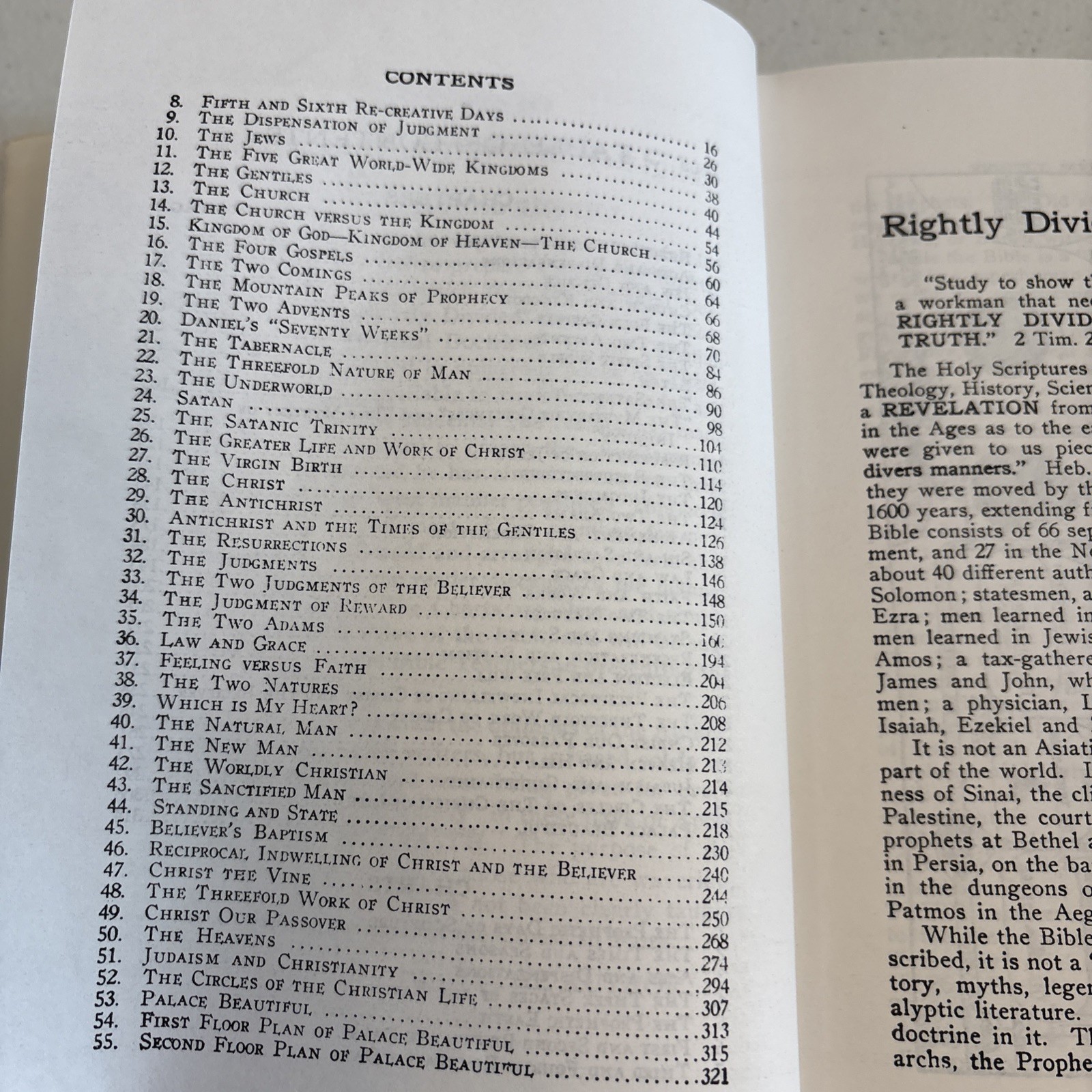 Rightly Dividing the Word – Clarence Larkin – Illustrated Hardcover – Dispensati