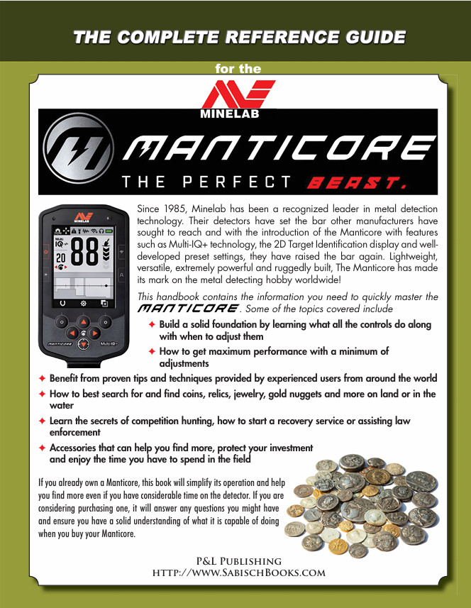 NEW!!! – The Minelab Manticore Handbook signed by the Author