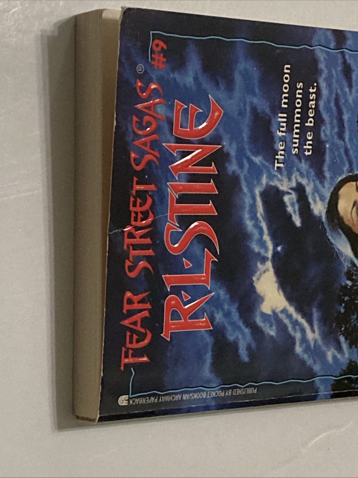 R.L. Stine FEAR STREET SAGAS #9 HEART OF THE HUNTER YA 1997 Archway 1st Edition