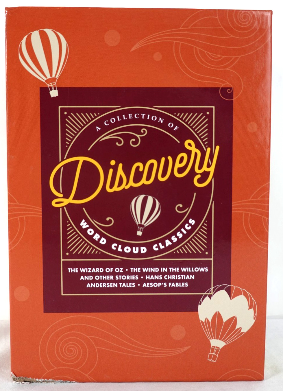 Discovery Word Cloud 4 Classic Set Oz Wind Willows Aesop Faux leather clean
