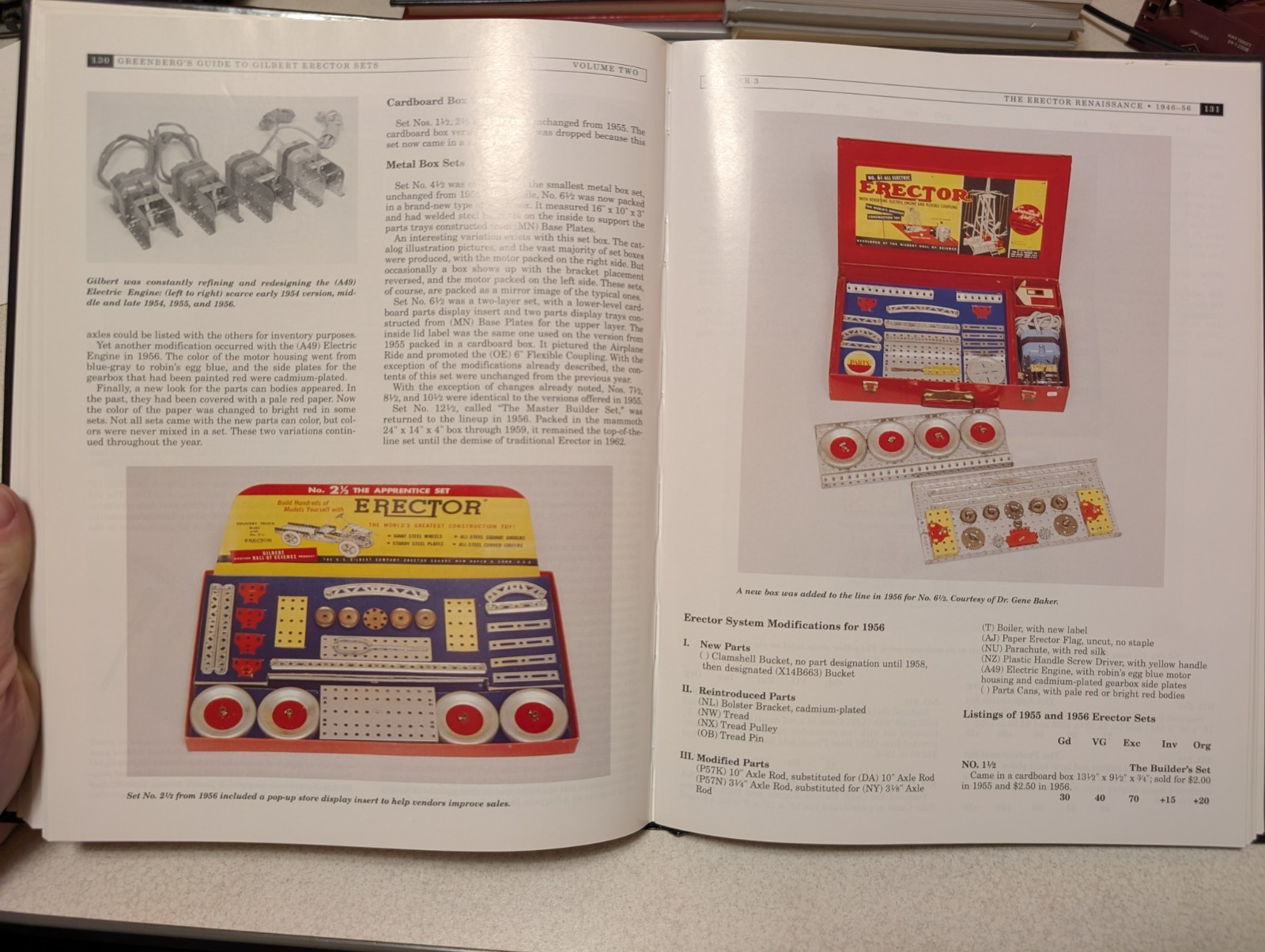 Greenberg’s Guide to Gilbert Erector Sets, Vol. 2, 1933-1962- Hardcover ~New~