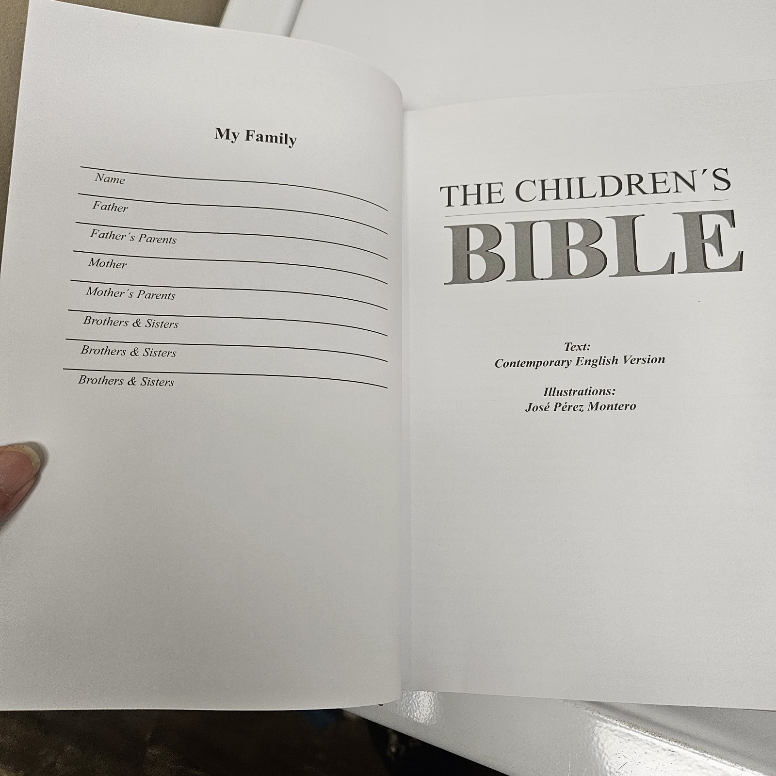 Children’s Bible for Kids HMG Press Hardcover Book Holy Word Jesus Christian EUC