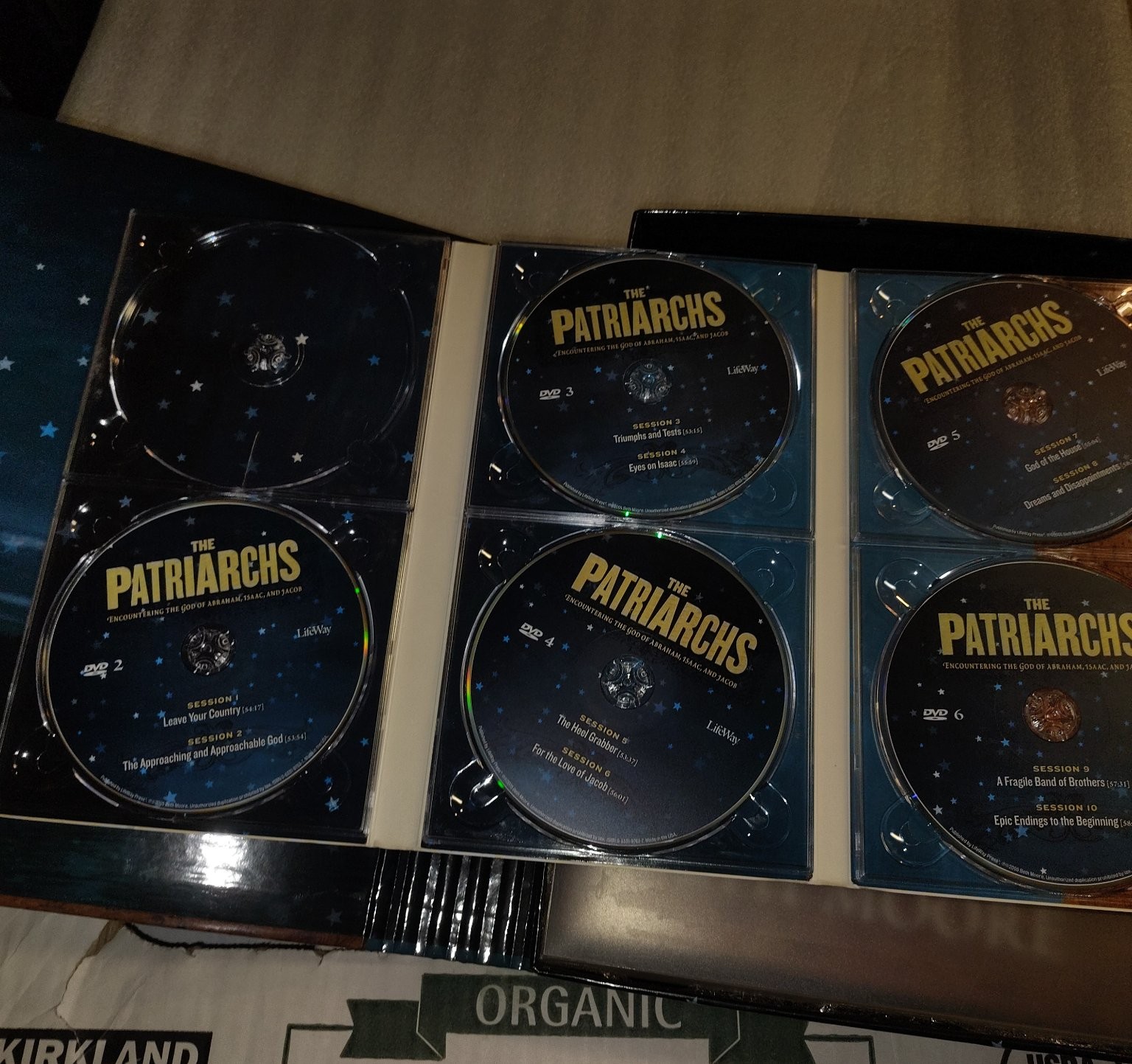 The Patriarchs Beth Moore Bible Study Leader Kit DVDs CD Member Guide LifeWay
