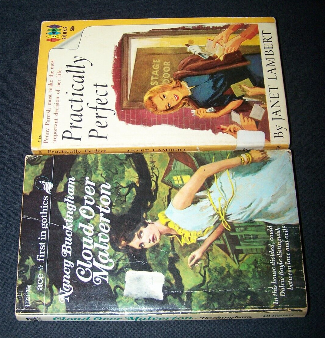 Practically Perfect (1965) by Janet Lambert (P. Parrish) & Cloud over Malverton