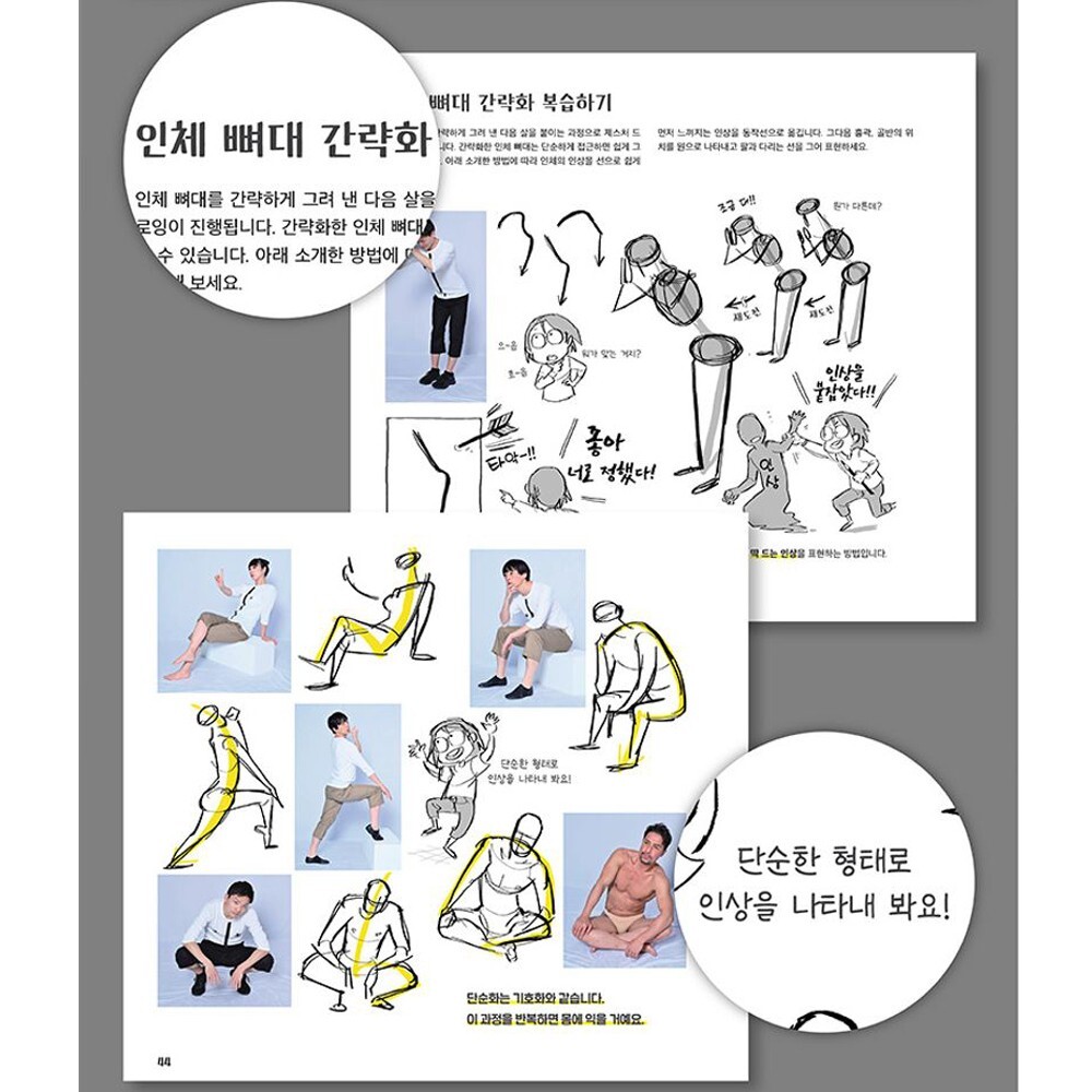 Gesture Drawing by Sato Fukuro Drawing Guide Book