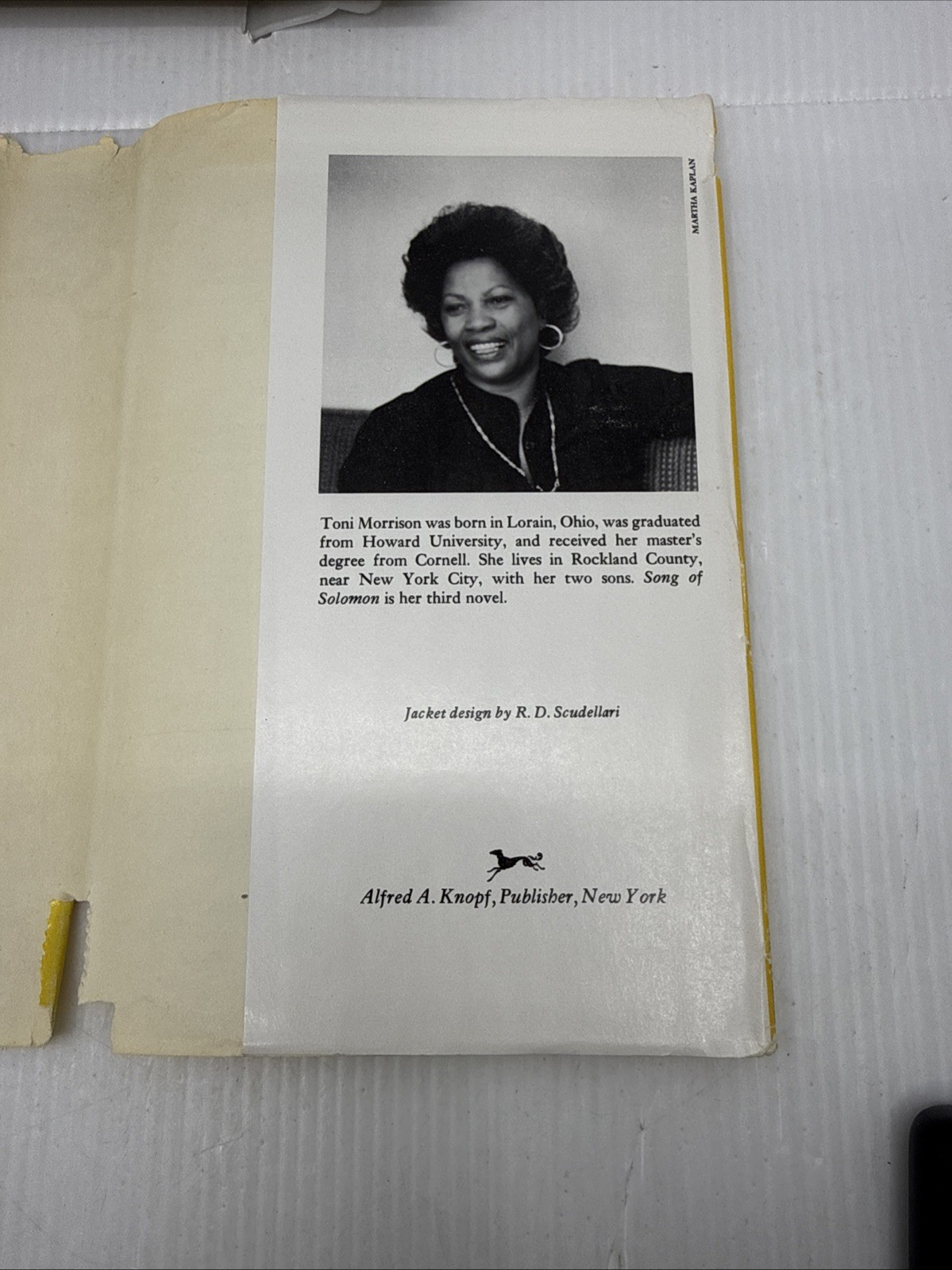 Song of Solomon by Toni Morrison Hardcover 1977 1st Printing