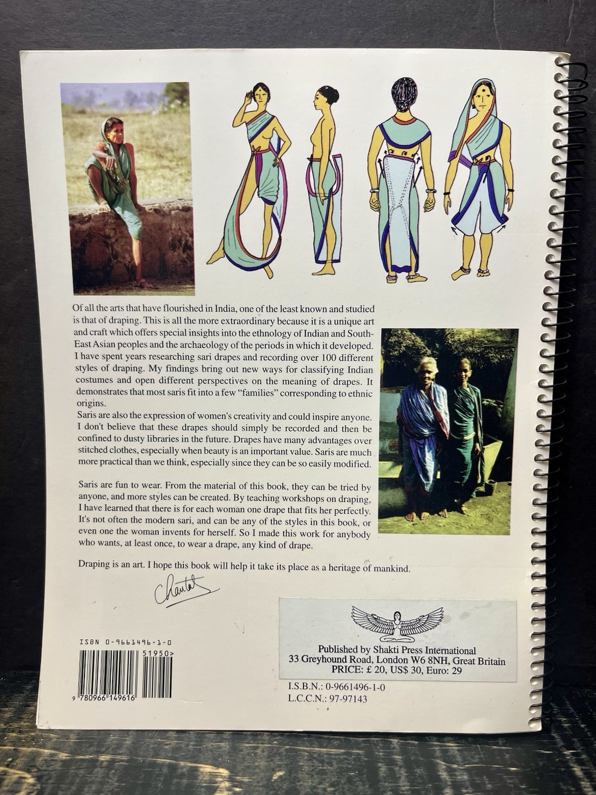 Saris, An Illustrated Guide Indian Art of Draping by Boulanger Sftcvr Like New Y