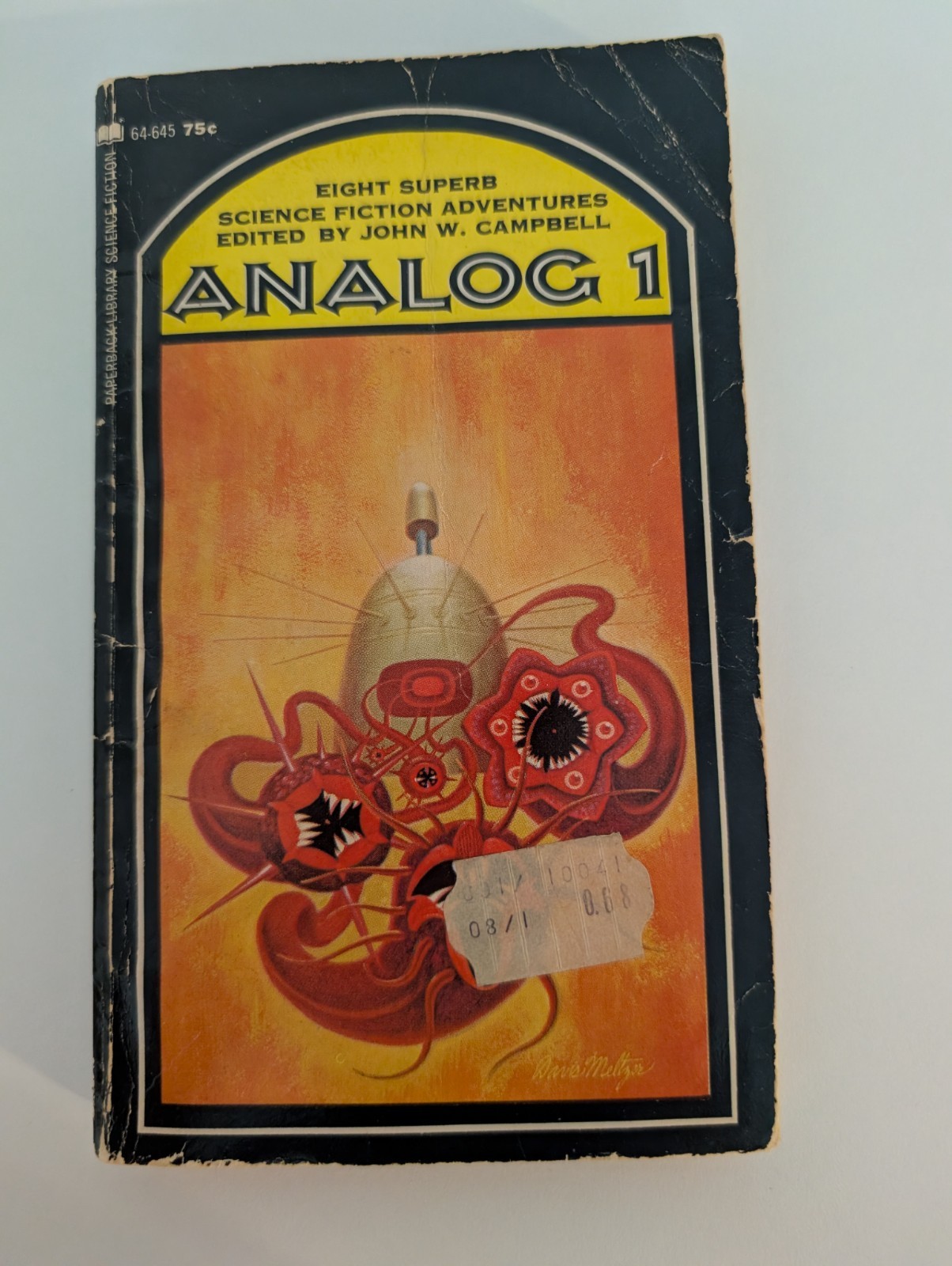 Vintage Sci-Fi 10 Paperback Lot Pohl Asimov Nolan Campbell Anthologies