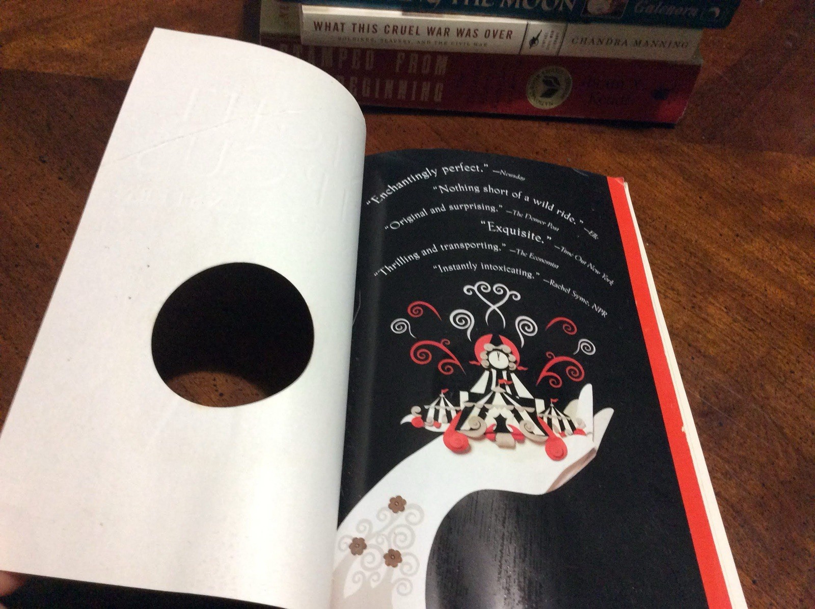 Night Circus : A Novel by Erin Morgenstern (2012, Trade Paperback) Like New