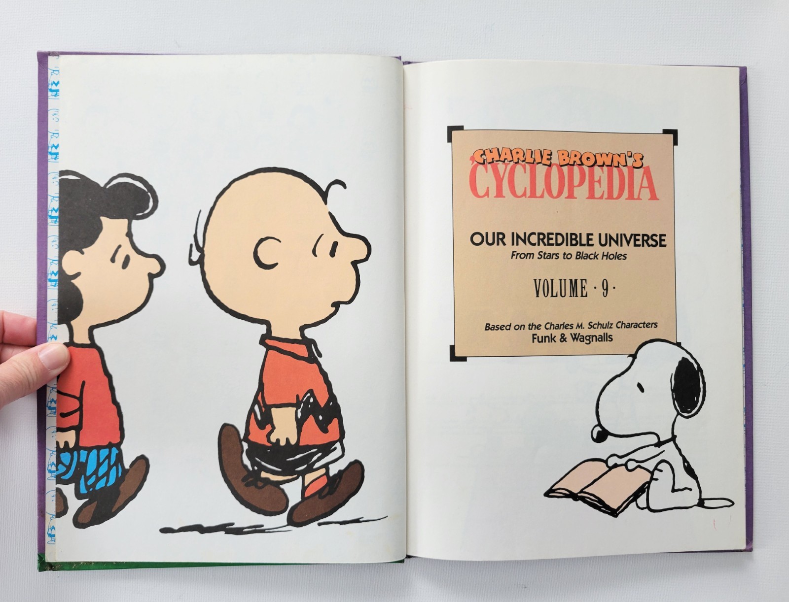 Vintage 1990 Charlie Brown’s ‚Cyclopedia HCs Lot of 5: Books 2 4 6 8 9