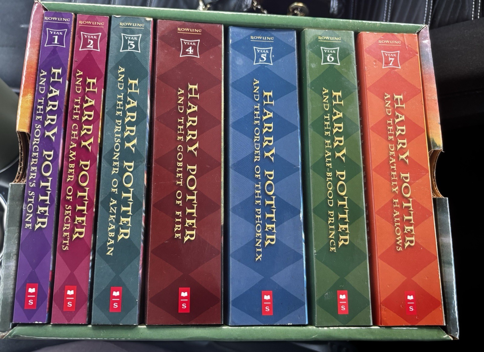 Harry Potter Paperback Boxset #1-7 by J. K. Rowling (2009, Hardcover)
