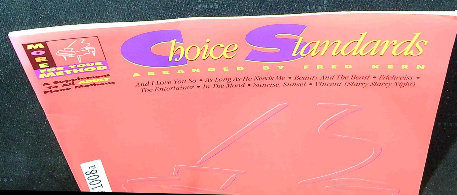 Choice Standards Music Book PVG Arranged Fred Kern Hal Leonard Vintage 1008a