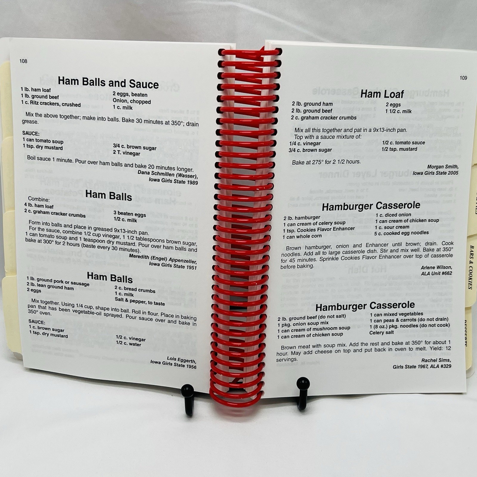 Iowa Girls State Cookbook 2006 Spiral Bound 60 Years of Memories 276 Pages