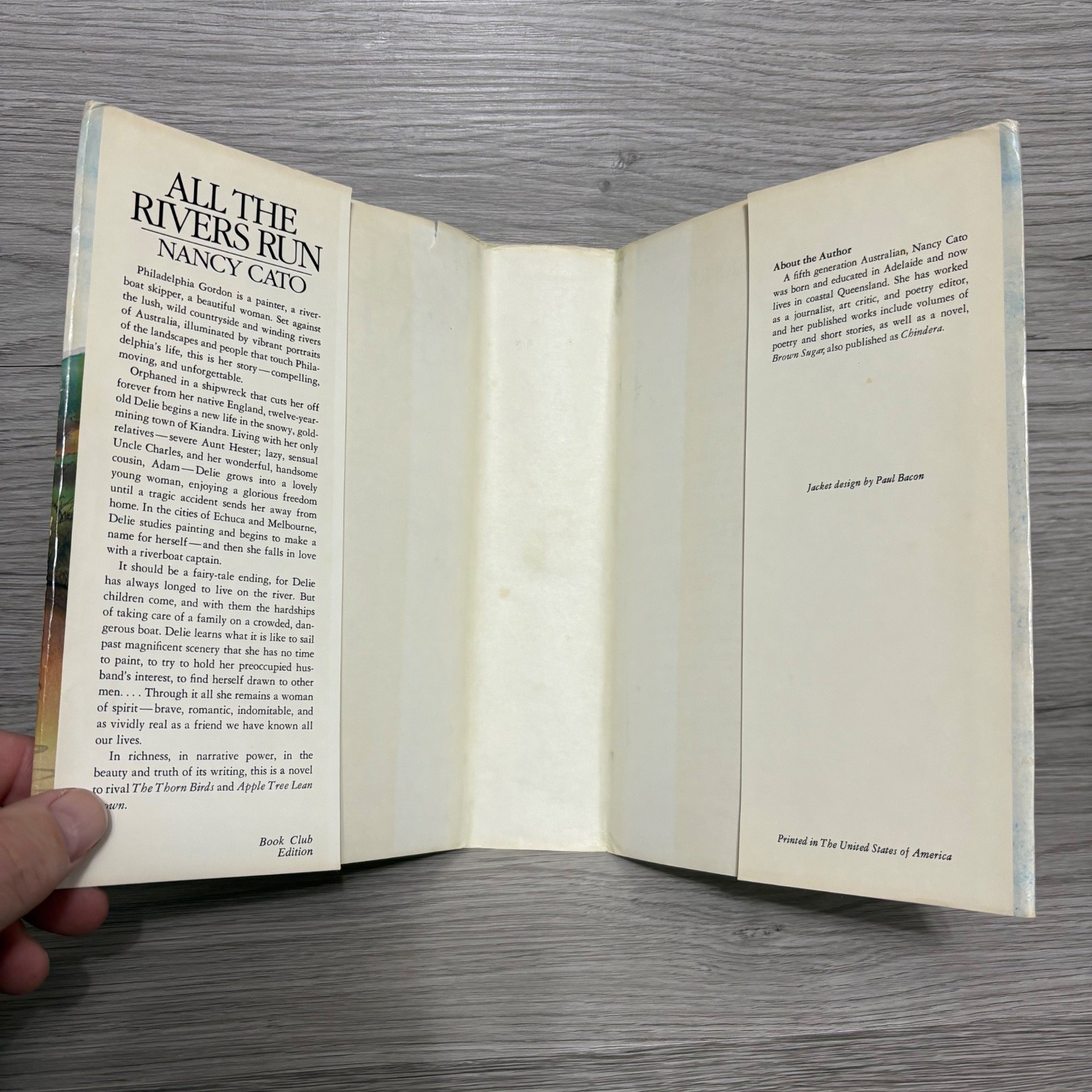 All the Rivers Run By Nancy Cato 1978 Historical Fiction St Martin’s Press BCE