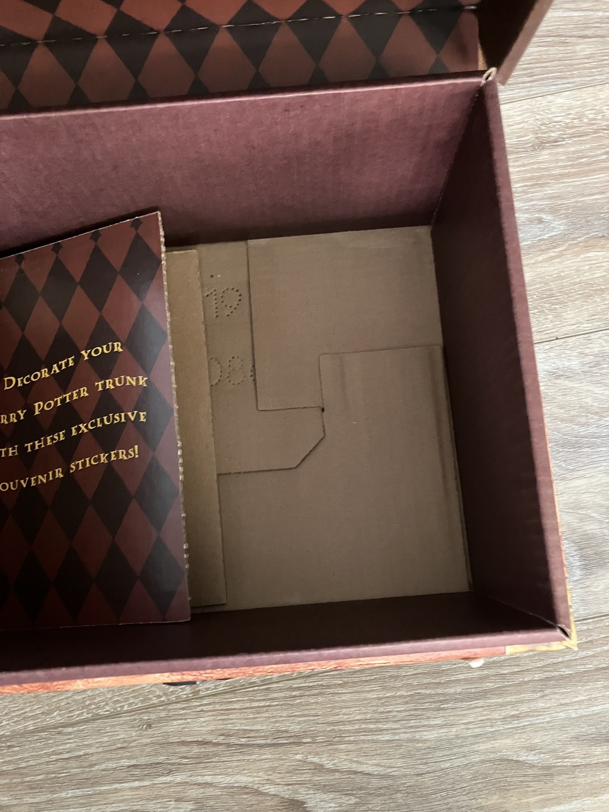 Harry Potter Empty Box ONLY Trunk Chest ONLY Limited Edition -READ Description