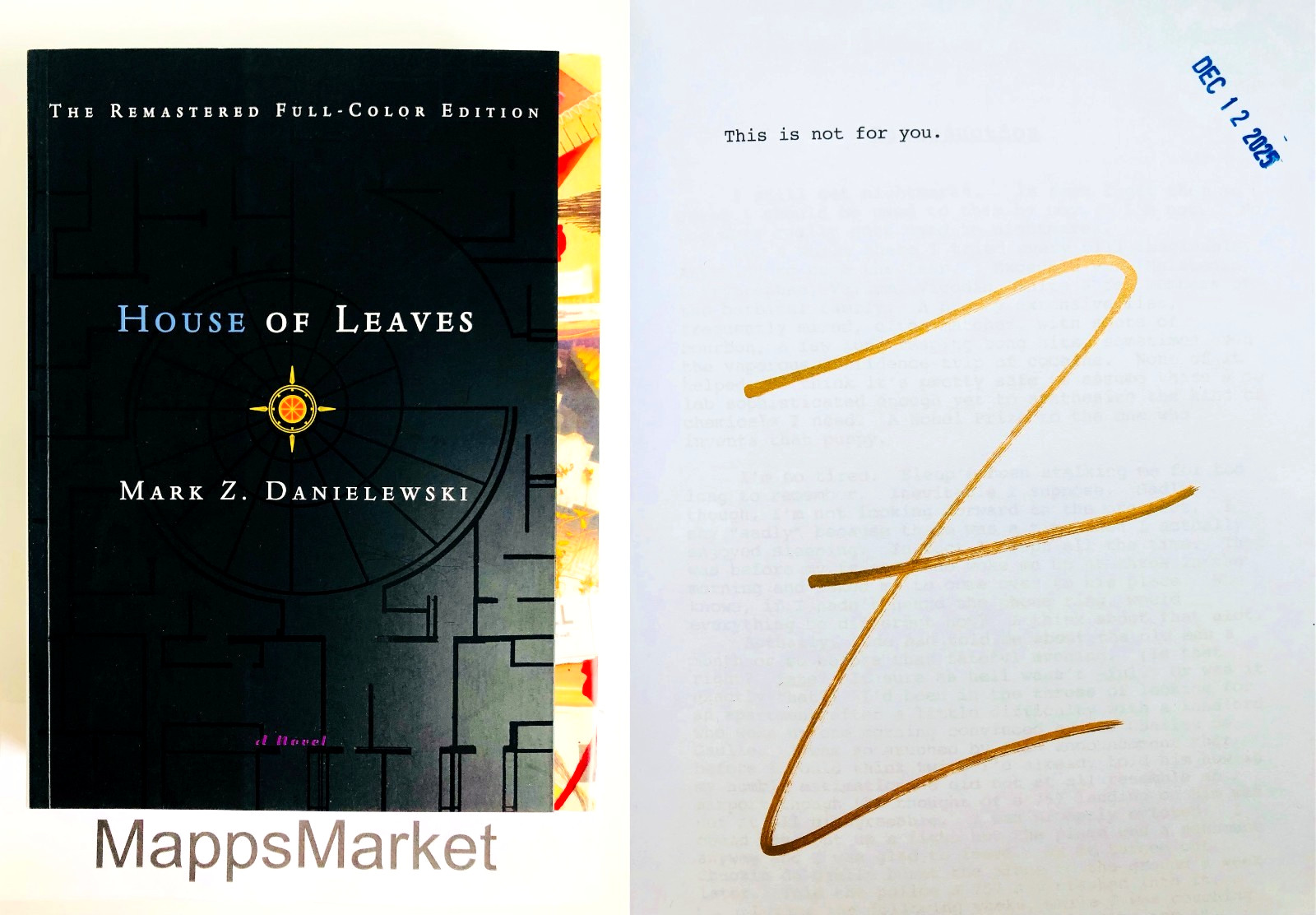 SIGNED House of Leaves (Remastered Full-Color Edition) by Mark Z. Danielewski PB