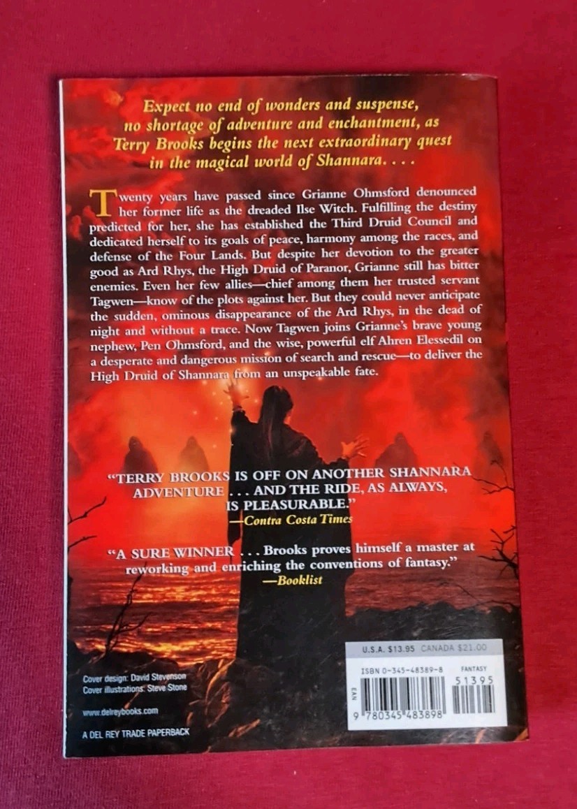 High Druid of Shannara Trilogy By Terry Brooks First Trade Paperback Edition Set