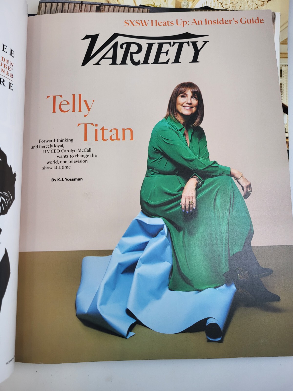VARIETY MAGAZINE LOT 5 ISSUES: FEB 22, MAR 1 & 8, APR 5 & 11 GOLDSTEIN MARIO