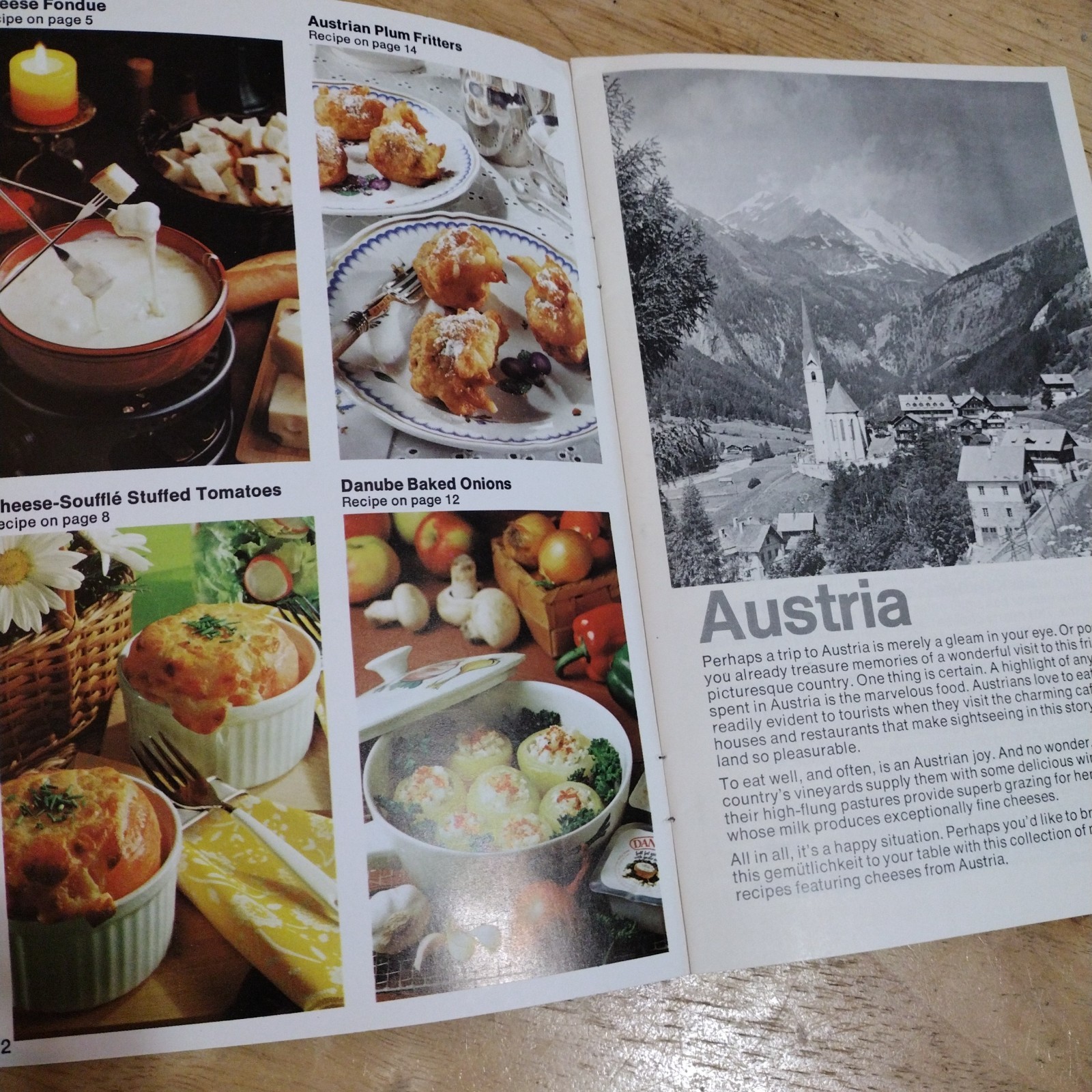 Vintage the New Austrian Cheese Recipe Booklet 15-Page Food Center Giveaway NY