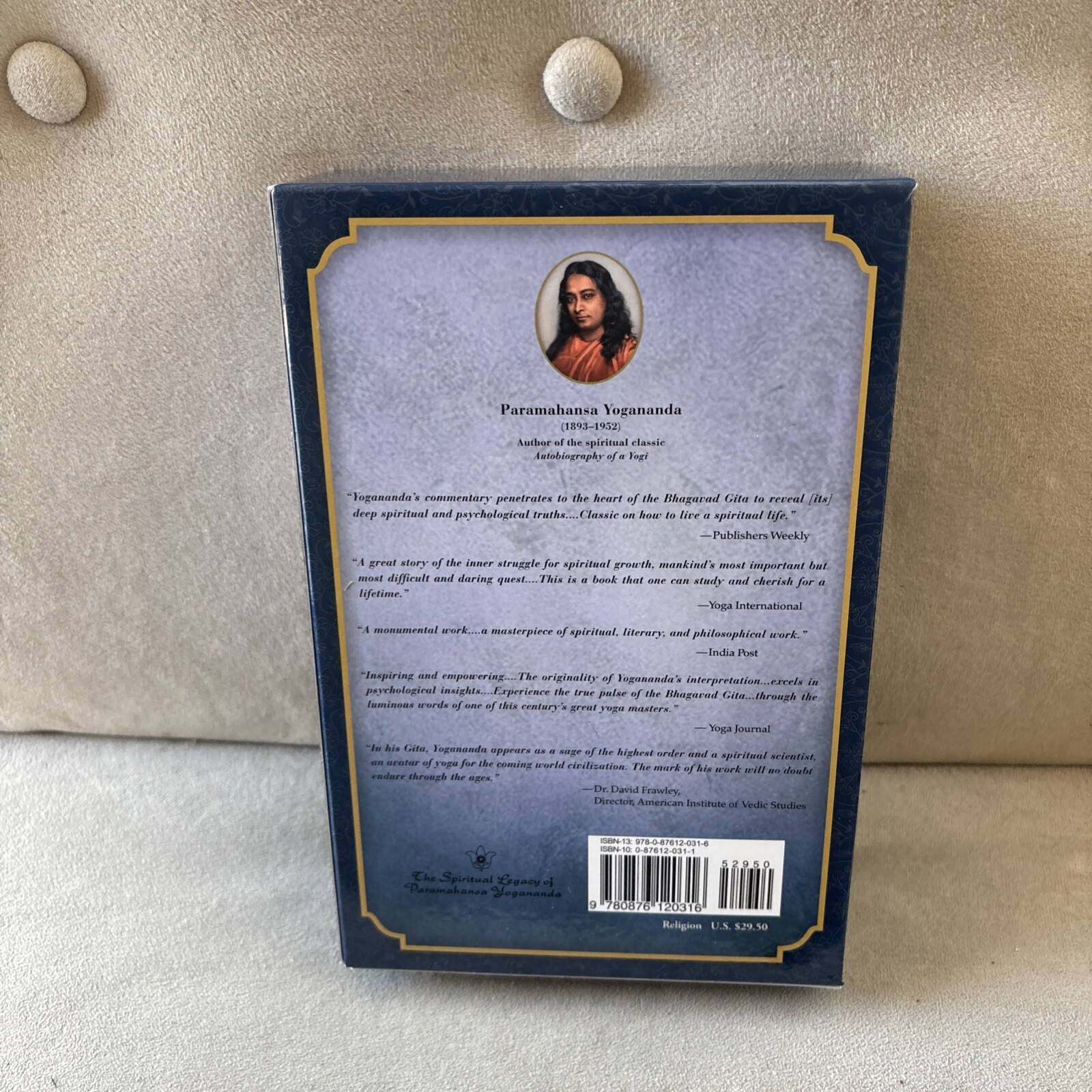 The Bhagavad Gita by Paramahansa Yogananda, 2 Volume Box set
