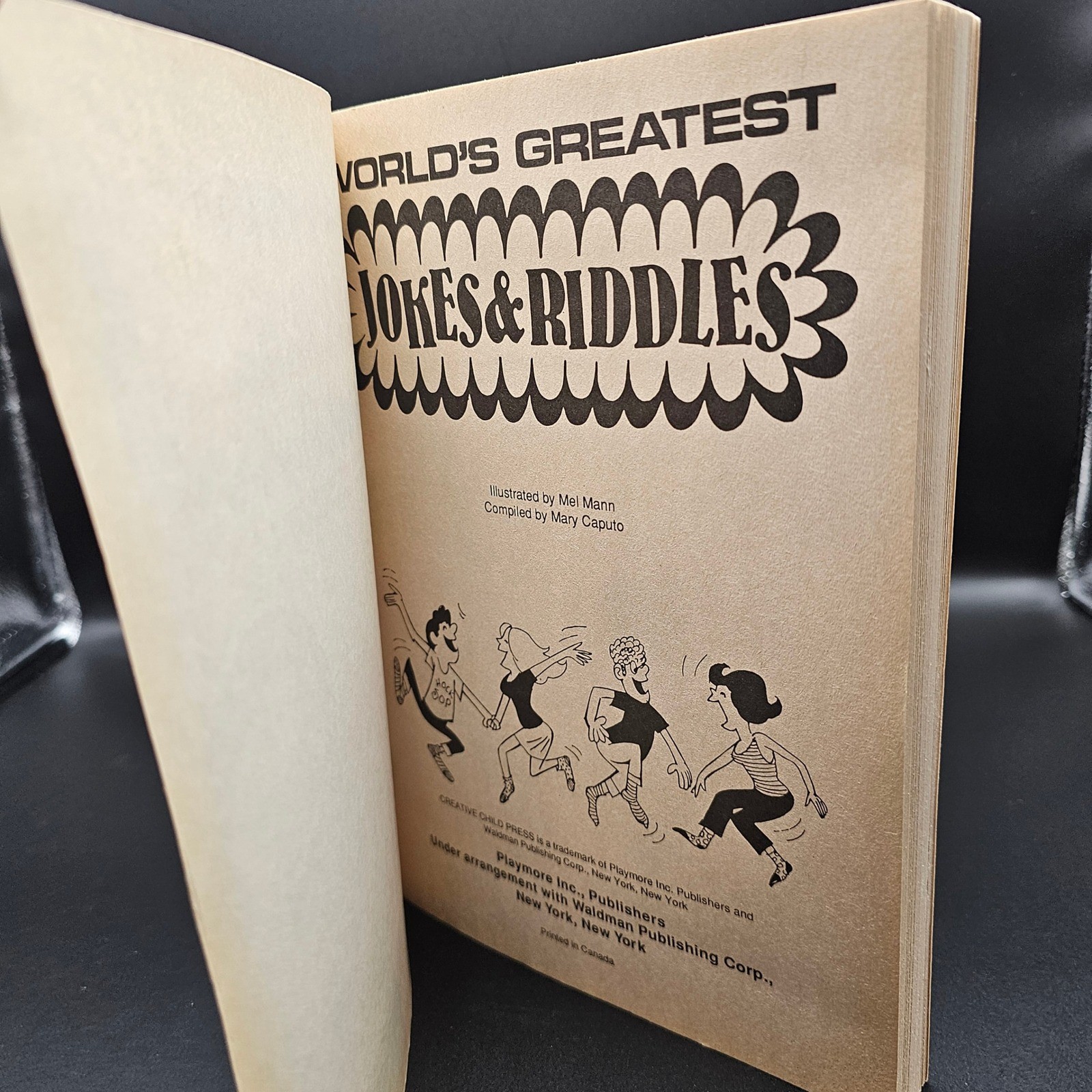 Vintage Worlds Greatest Jokes Riddles Creative Child Press Book Lots of Laughs