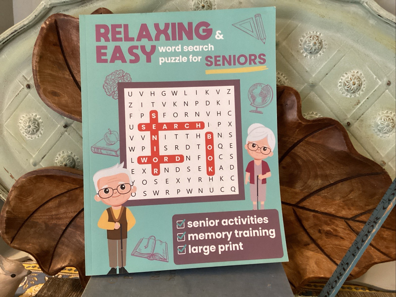 relaxing and easy word search for seniors Large Print Memory Care 50 Puzzles