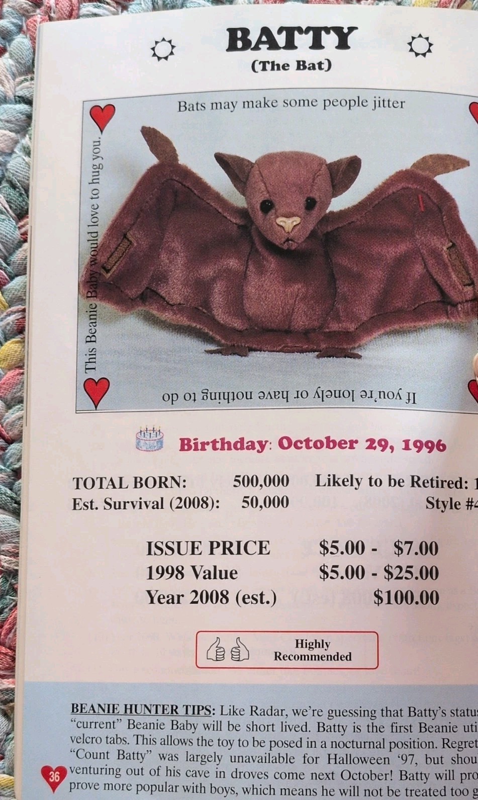 The Beanie Baby Handbook: 1998 Edition – Paperback By Les Fox – GOOD