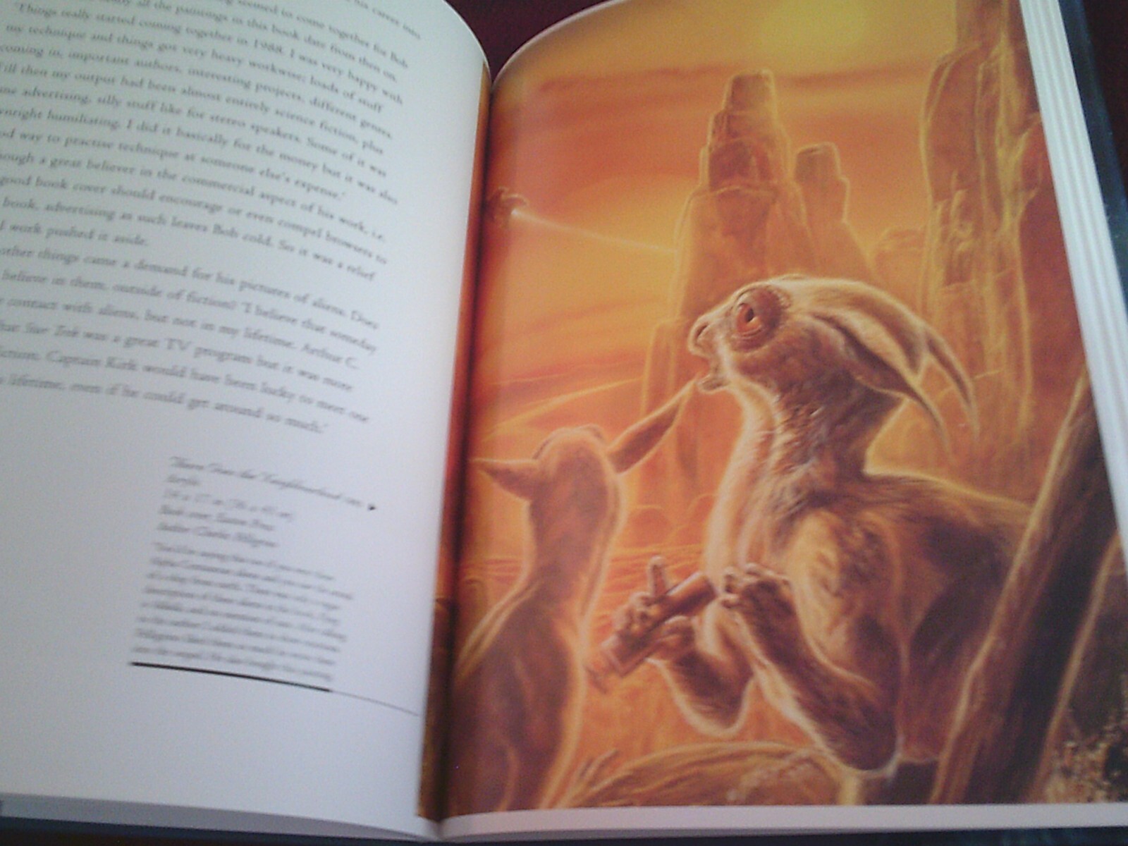 Alien Horizons: The Fantastic Art of Bob Eggleton (1995, Hardcover) SIGNED plate