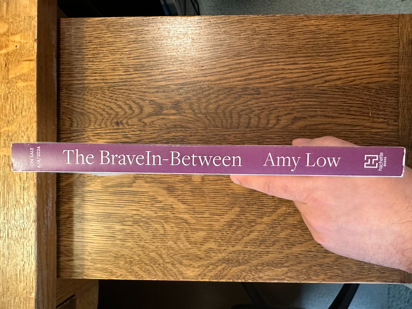 ARC The Brave In-Between by Amy Low (2024, Paperback) FIRST EDITION PROOF VG