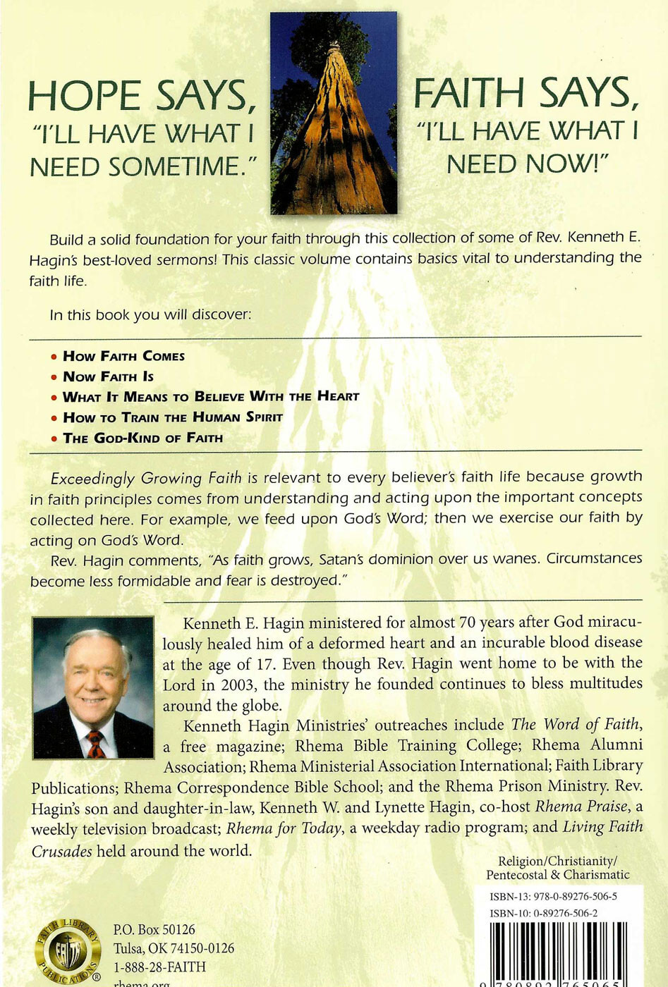 Exceedingly Growing Faith – by Kenneth E Hagin, Sr.