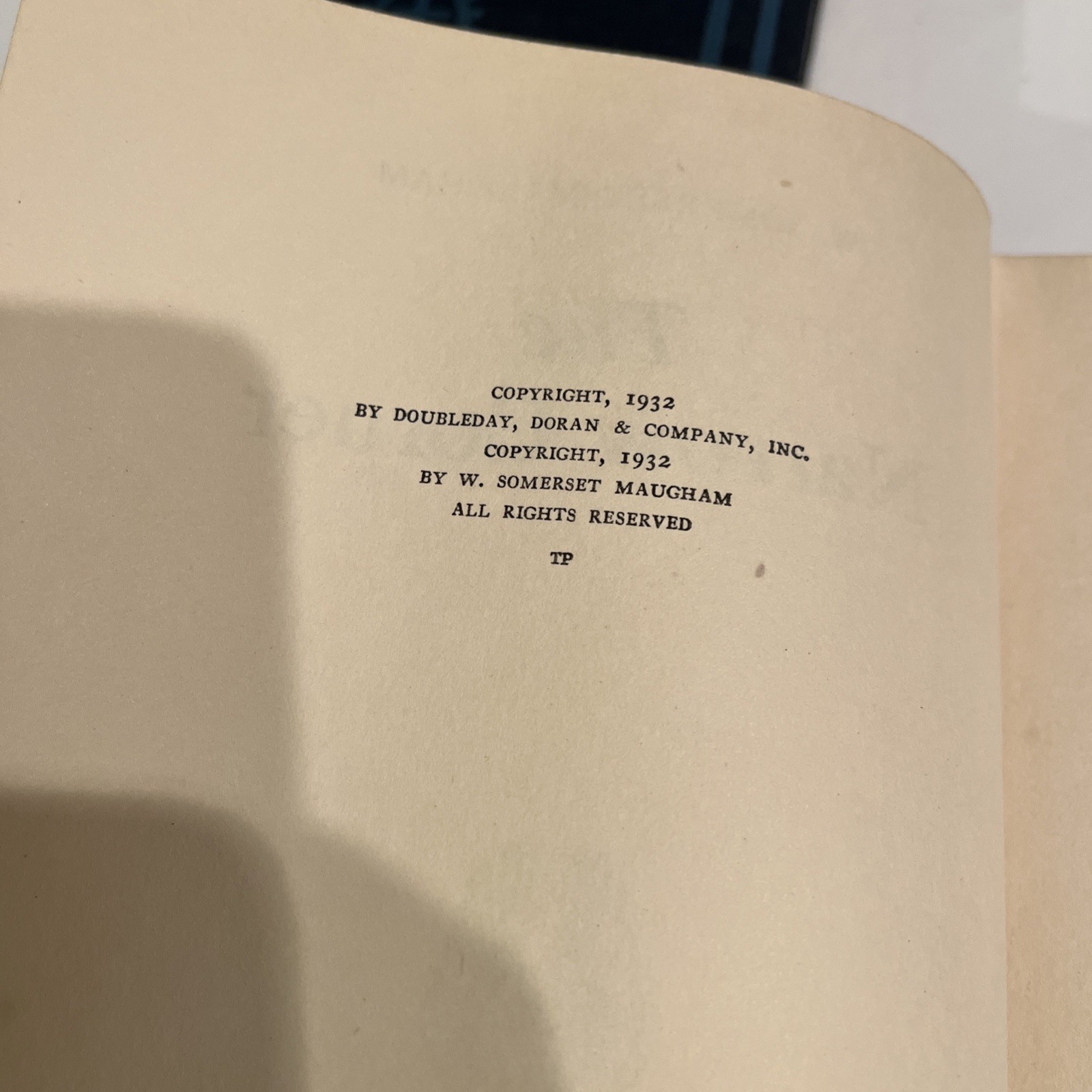 (3) lot W. SOMERSET MAUGHAM 1919 – 1937 Decorative Hardcover Books by PF Collier