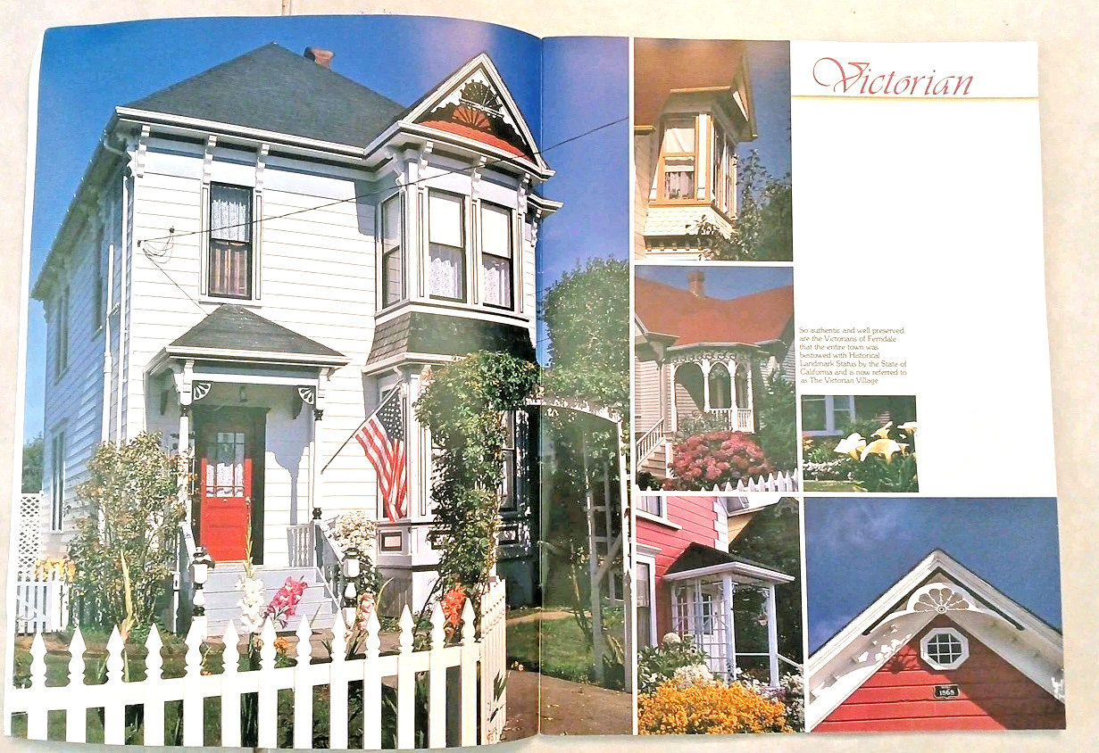Vtg 30+ Pages Complete Guide Victorian Ferndale Historical Landmark #883 1990 Ed